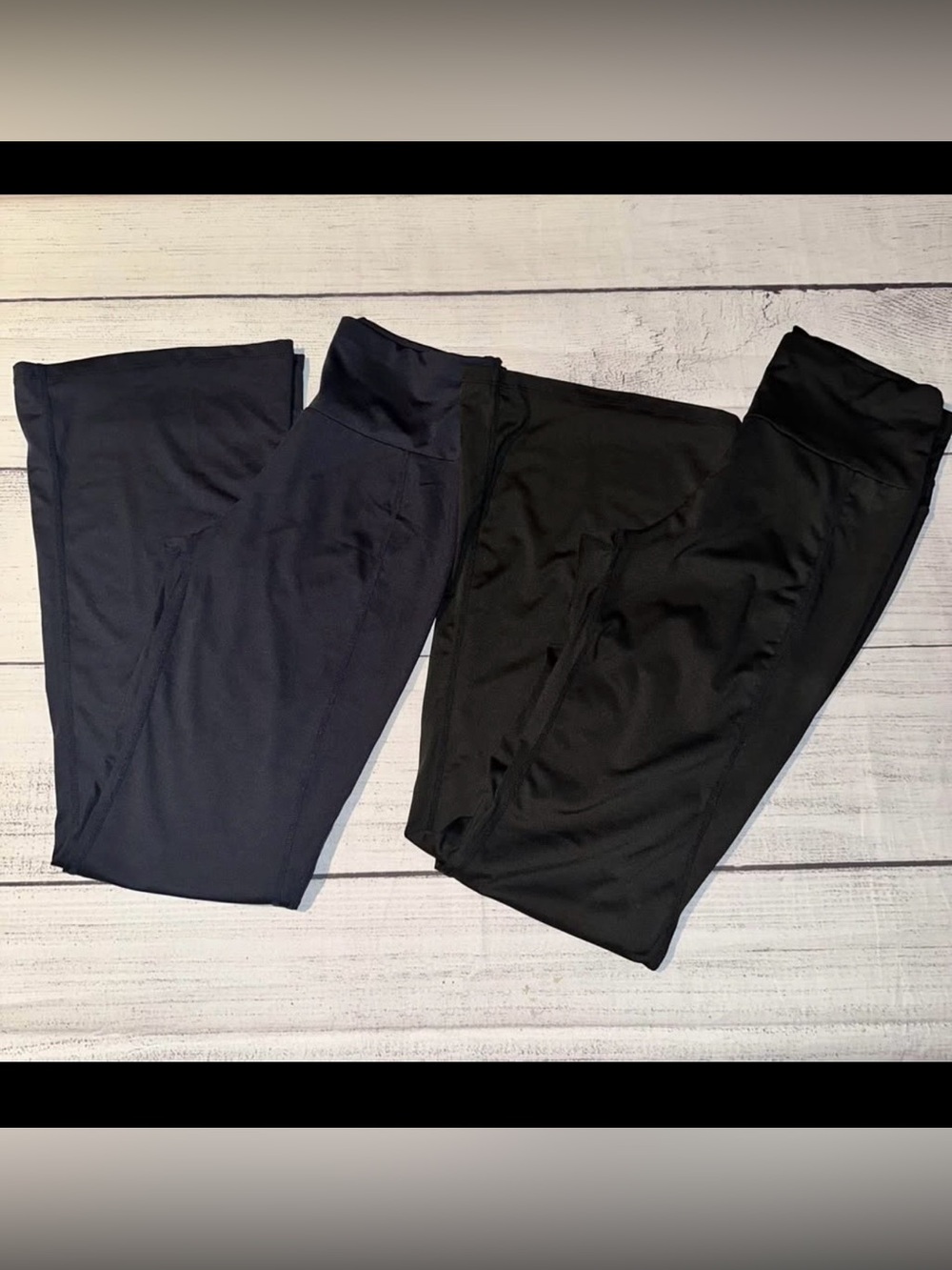 SHEIN Active Leggings - Black and Navy